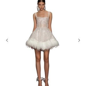 Bronx and Branco Mademoiselle Bridal Mini Dress